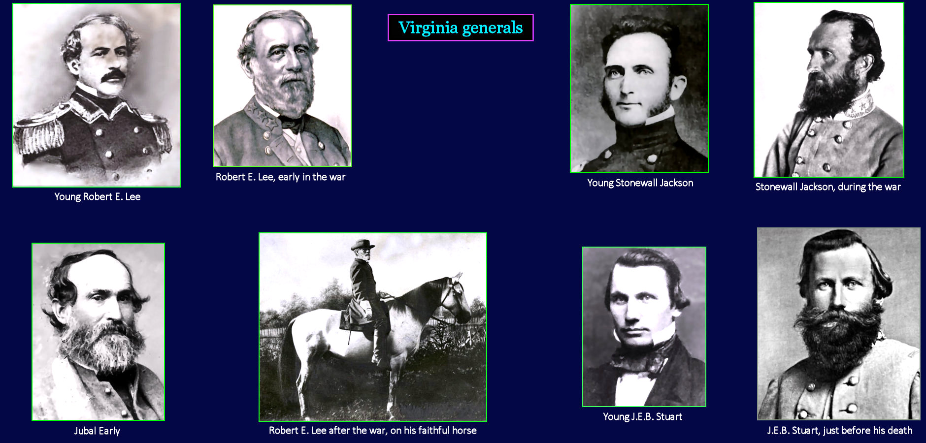 Virginia Generals, Civil War